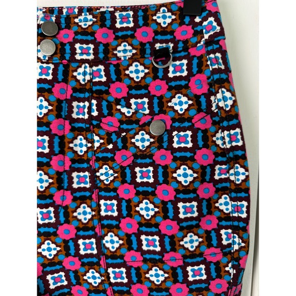 Anthropologie Maeve Slim Ponte Pants in Pink - Picture 8 of 10